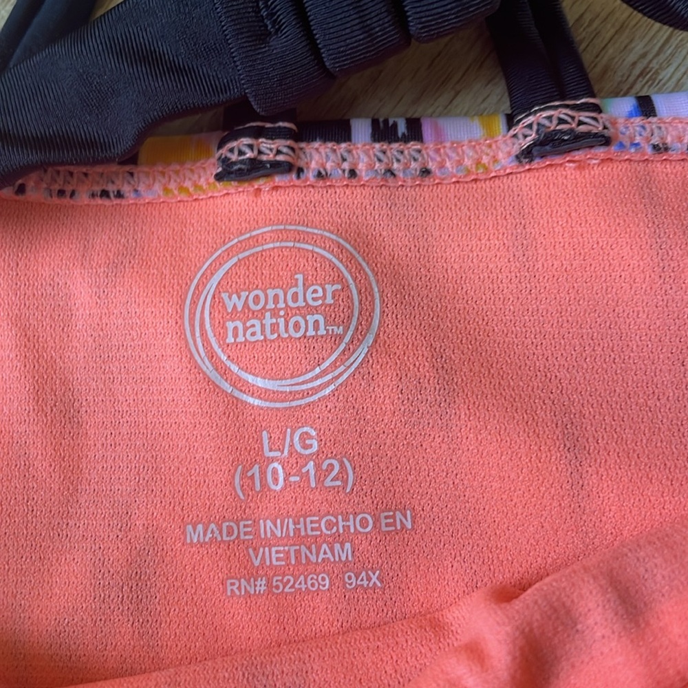 + nwot + WONDER NATION One Piece Girls Bathing Siut - Picture 6 of 9